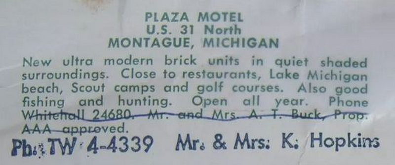 Montgomery Inn and Suites (Plaza Motel) - Postcard (newer photo)